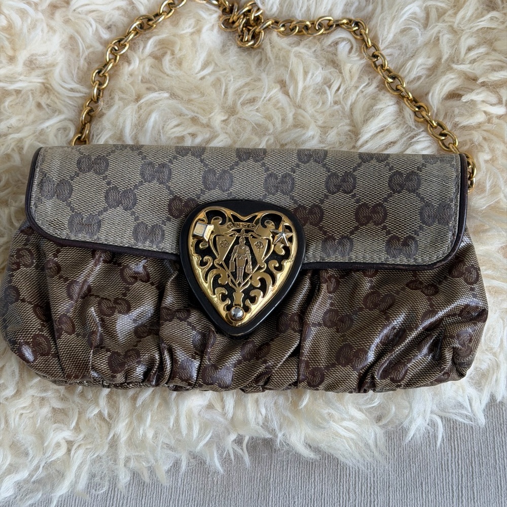 Gucci Clutch with gold chain. Bought early 2000’s